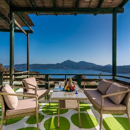 Melisses Sea View House Villa Plaka  Buitenkant foto