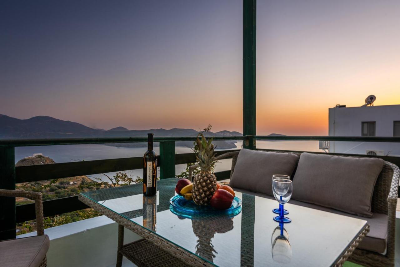 Melisses Sea View House Villa Plaka  Buitenkant foto