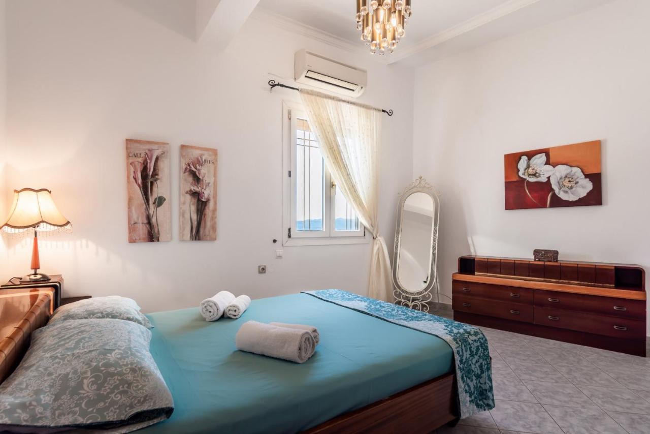 Melisses Sea View House Villa Plaka  Buitenkant foto