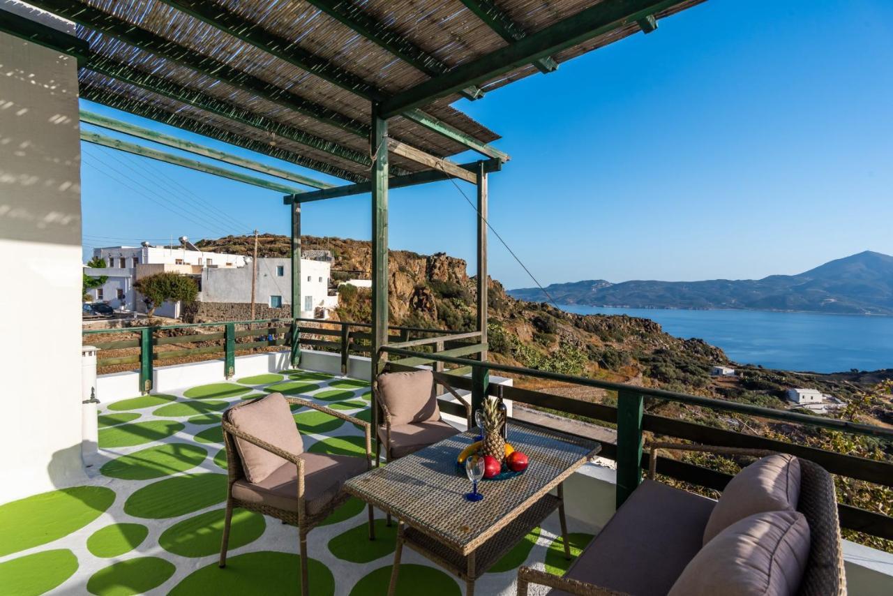 Melisses Sea View House Villa Plaka  Buitenkant foto