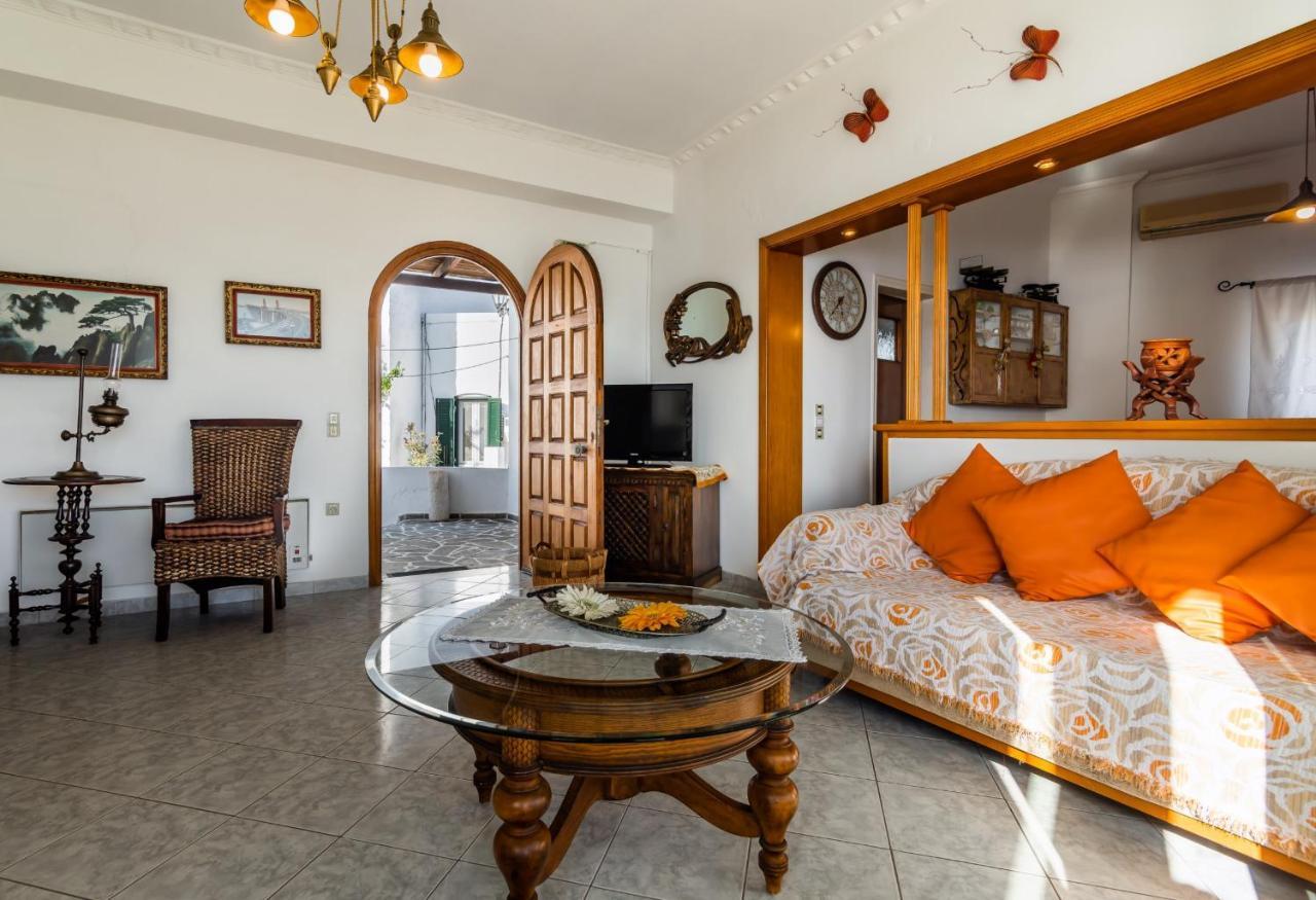 Melisses Sea View House Villa Plaka  Buitenkant foto